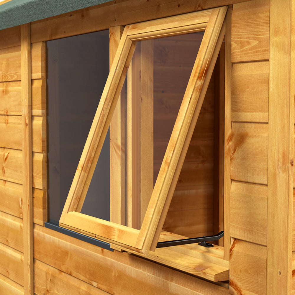 Power Opening Window for Tongue & Groove Sheds