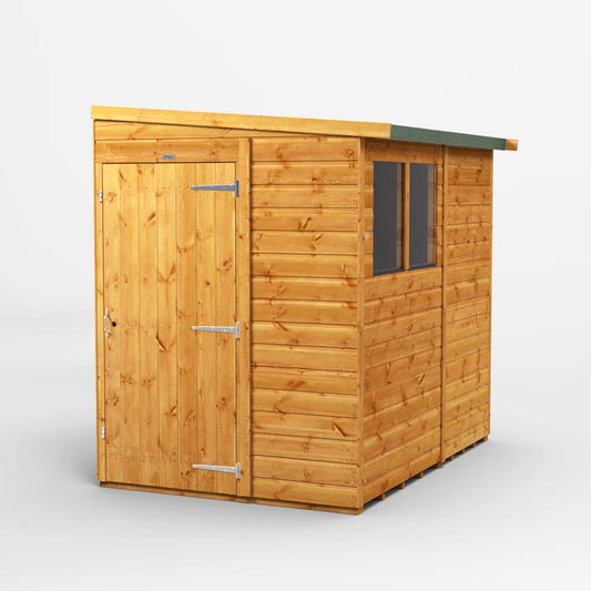 7x5 Power Tongue & Groove Pent Shed