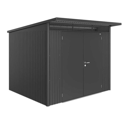8.5 x 8.5 Biohort AvantGarde A6 Contemporary Shed with FREE Additional Shelves