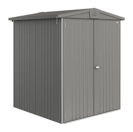 5.5x5 Biohort Europa 2 Classic Steel Shed with Additional FREE Shelves