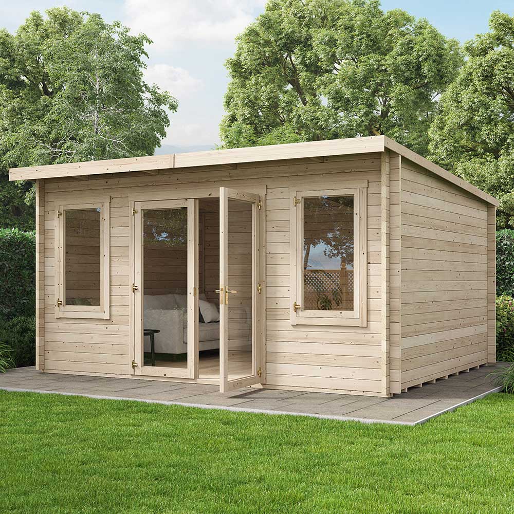 Ashley Log Cabin Garden Room 4.5x3.5m