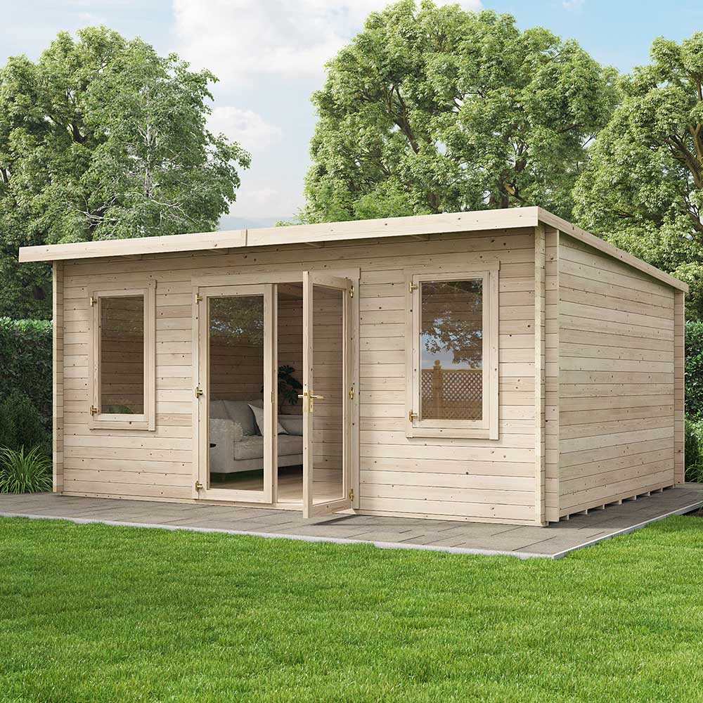 Ashley Log Cabin Garden Room 5x4m