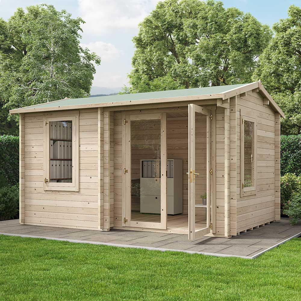 Welbeck Log Cabin Garden Office 4x3m