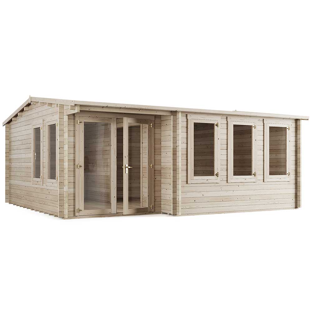 Welbeck Log Cabin Garden Office 5.5x5m