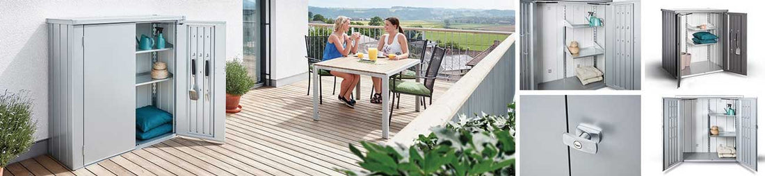 Stylish Biohort Storage for the Balcony, Terrace and Patio