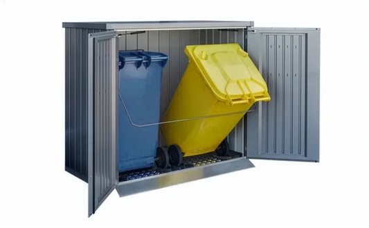 Hide Ugly Wheelie Bins with Biohort: The Alex Binstore, StoreMax and HighBoard