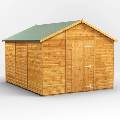12x10 Power Tongue & Groove Apex Shed
