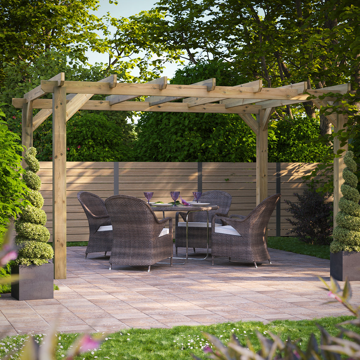 14x10 Power Pergola