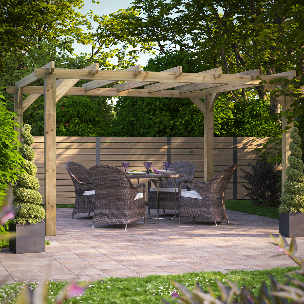 14x12 Power Pergola