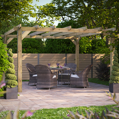 14x14 Power Pergola