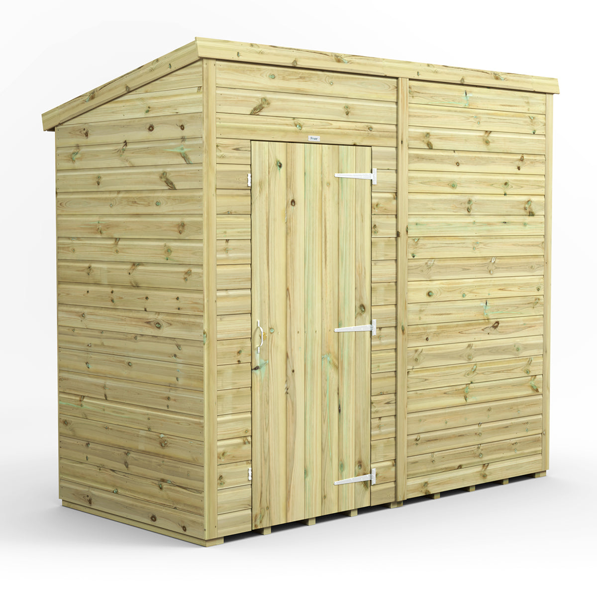 8X4 Power Premium Pent Shed