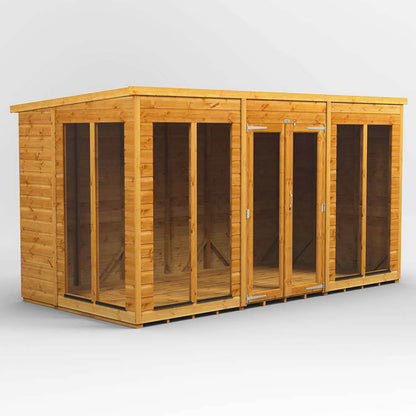 12x6 Summer Pavilion - Pent Roof