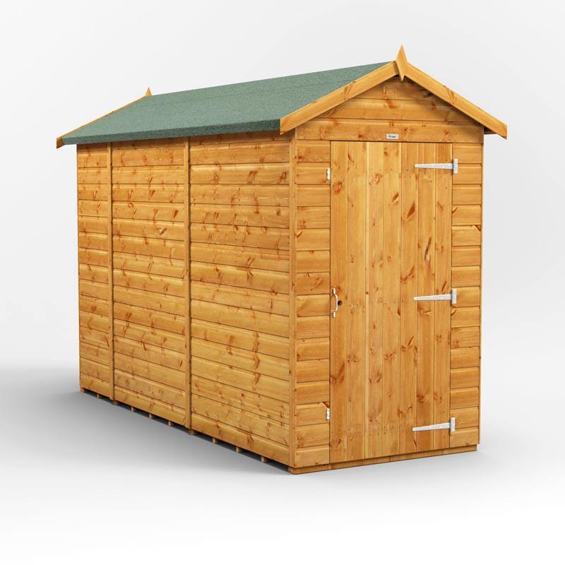 10x4 Power Tongue & Groove Apex Shed