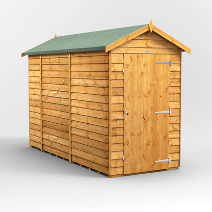 10x4 Power Overlap Apex Shed