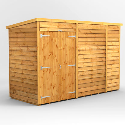 10x4 Power Overlap Pent Roof Shed