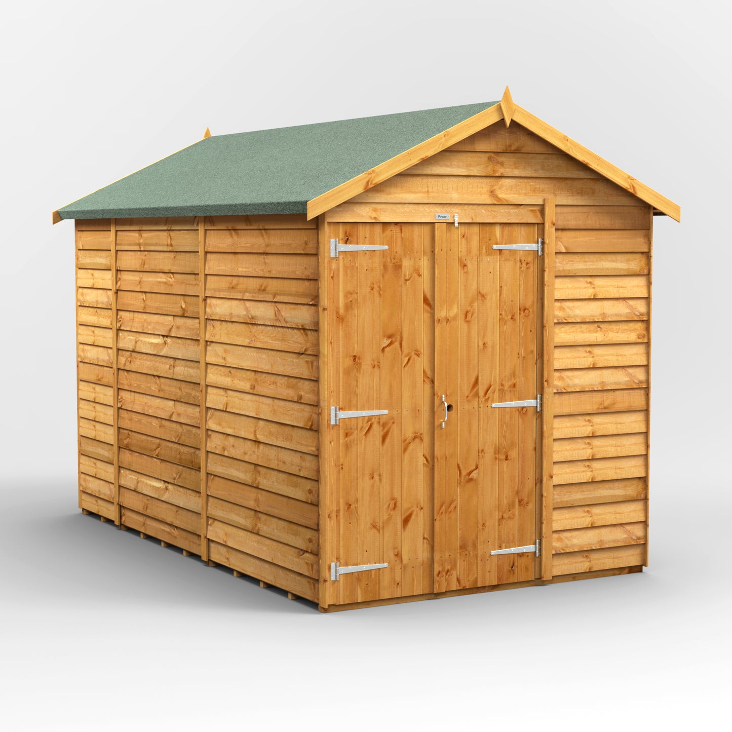 10x6 Power Overlap Apex Shed