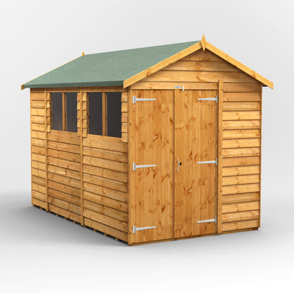 10x6 Power Overlap Apex Shed