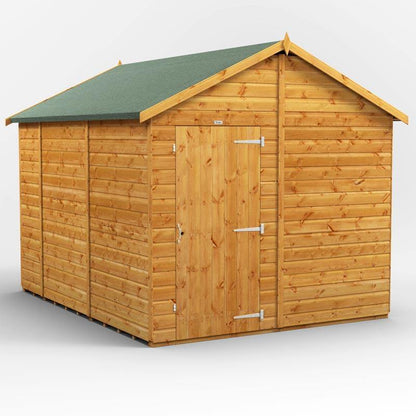 10x8 Power Tongue & Groove Apex Shed