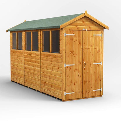12x4 Power Tongue & Groove Apex Shed