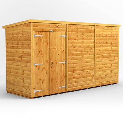 12x4 Power Tongue & Groove Pent Shed