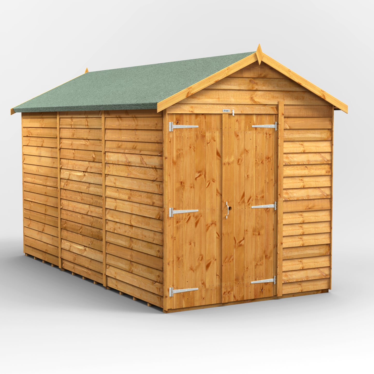 12X6 Power Overlap Apex Shed