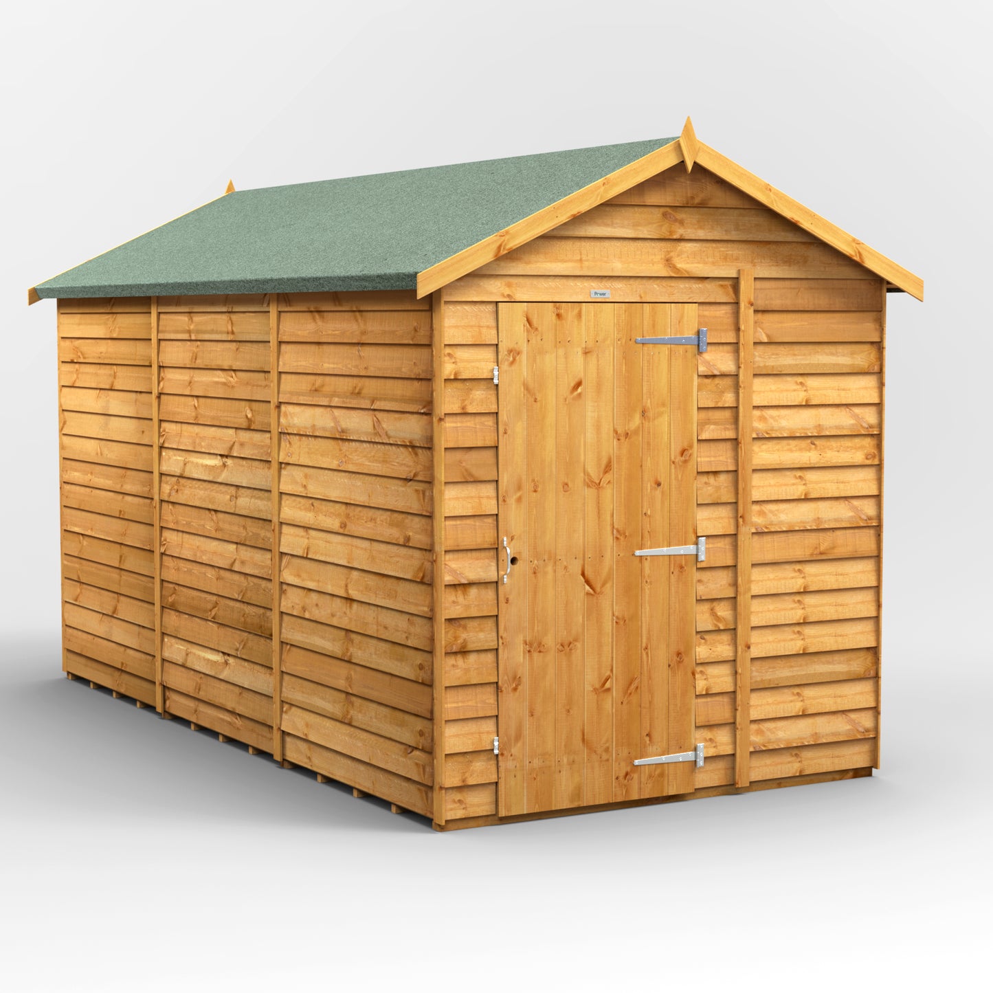 12X6 Power Overlap Apex Shed