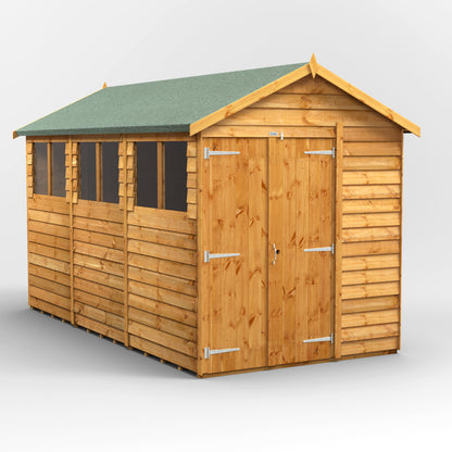 12X6 Power Overlap Apex Shed