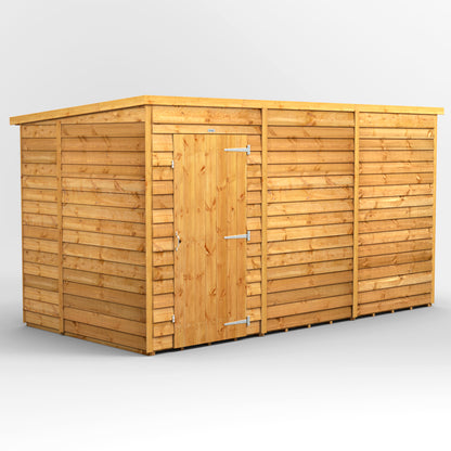 12x6 Power Overlap Pent Roof Shed