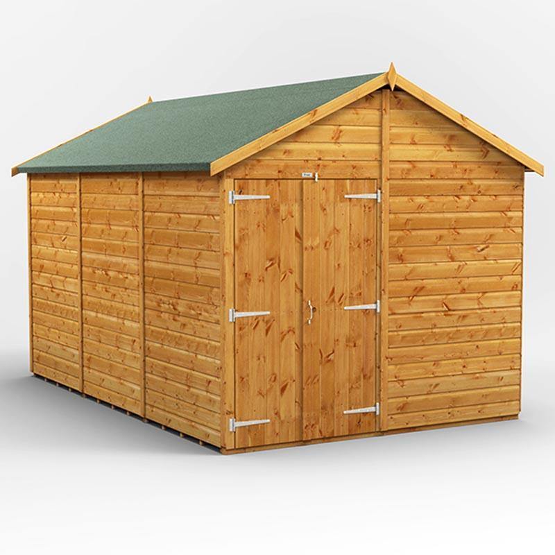 4x4 Power Tongue & Groove Apex Shed