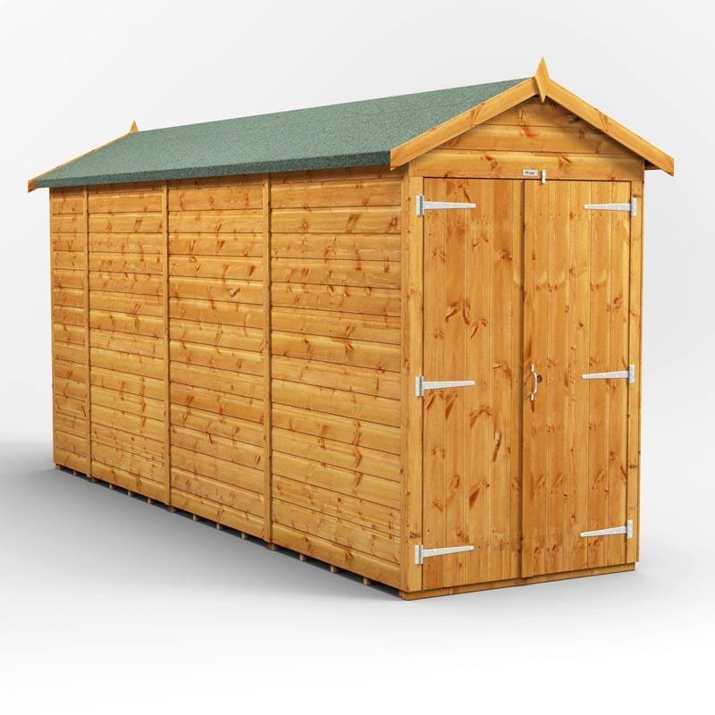 4x4 Power Tongue & Groove Apex Shed