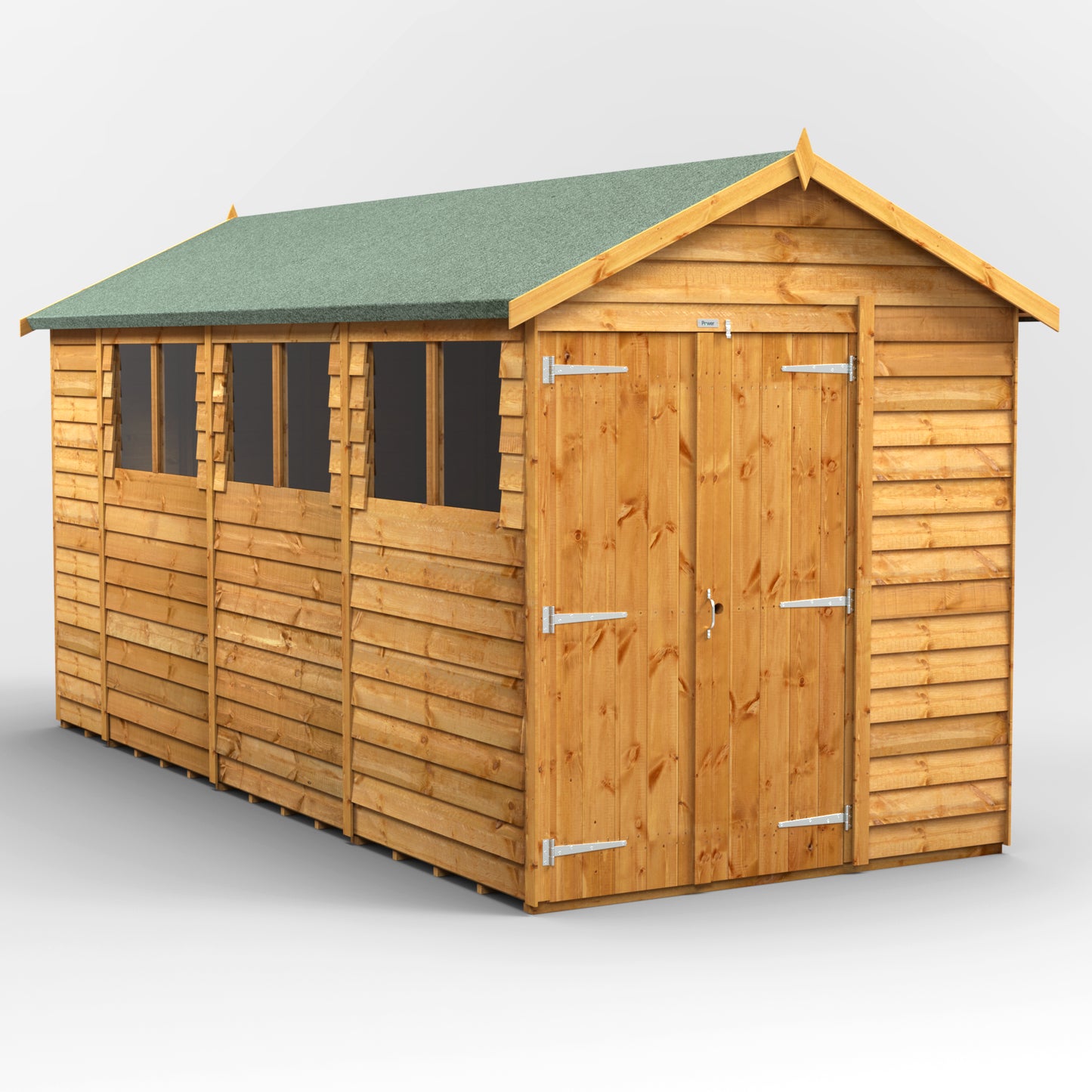 14x6 Power Overlap Apex Shed