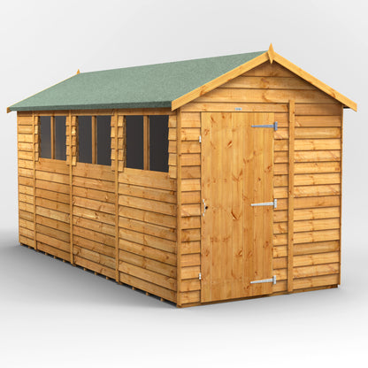 14x6 Power Overlap Apex Shed