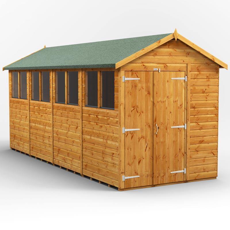 16x6 Power Tongue & Groove Apex Shed