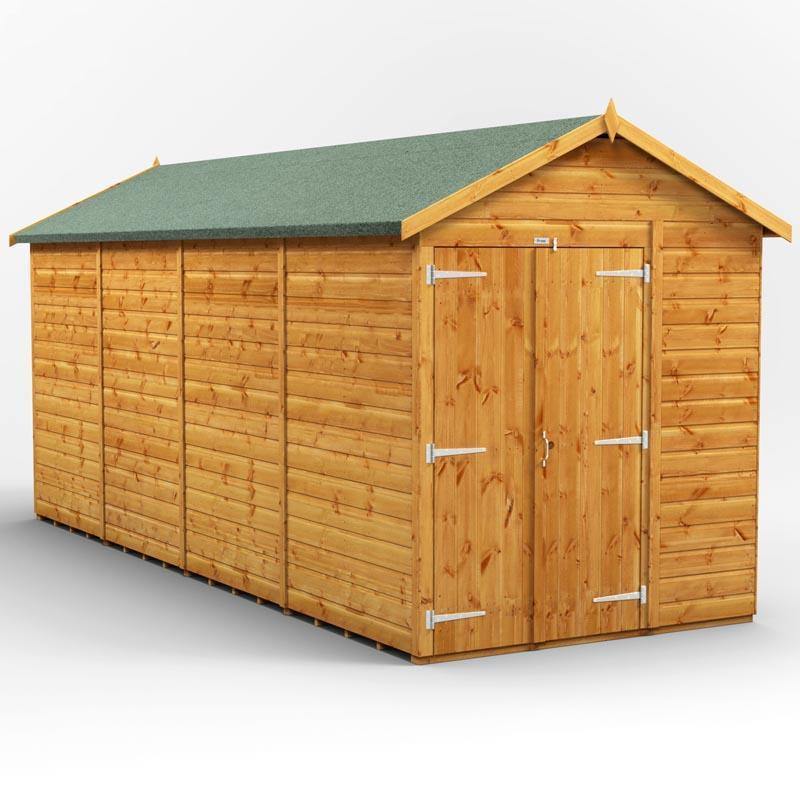 4x4 Power Tongue & Groove Apex Shed