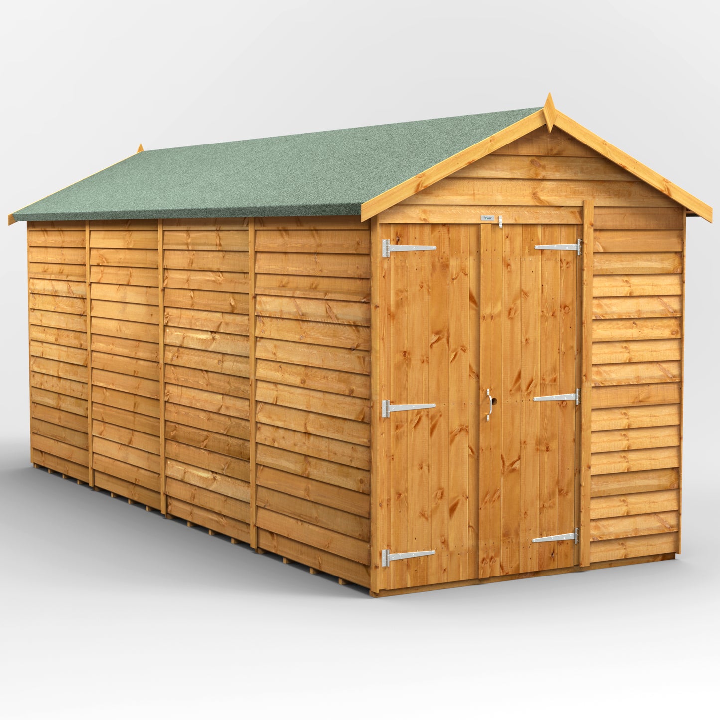 16x6 Power Overlap Apex Shed