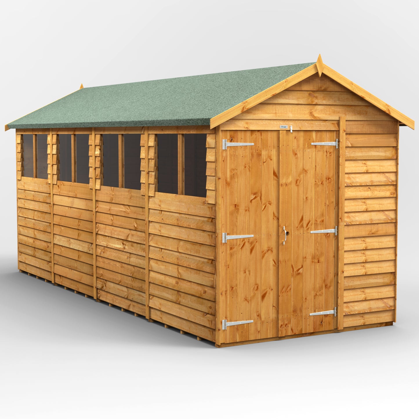 16x6 Power Overlap Apex Shed