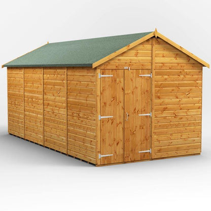 16x8 Power Tongue & Groove Apex Shed