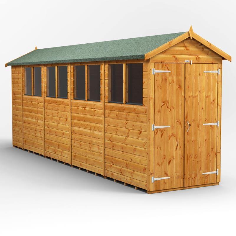 18x4 Power Tongue & Groove Apex Shed