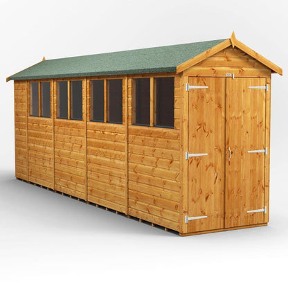 18x4 Power Tongue & Groove Apex Shed