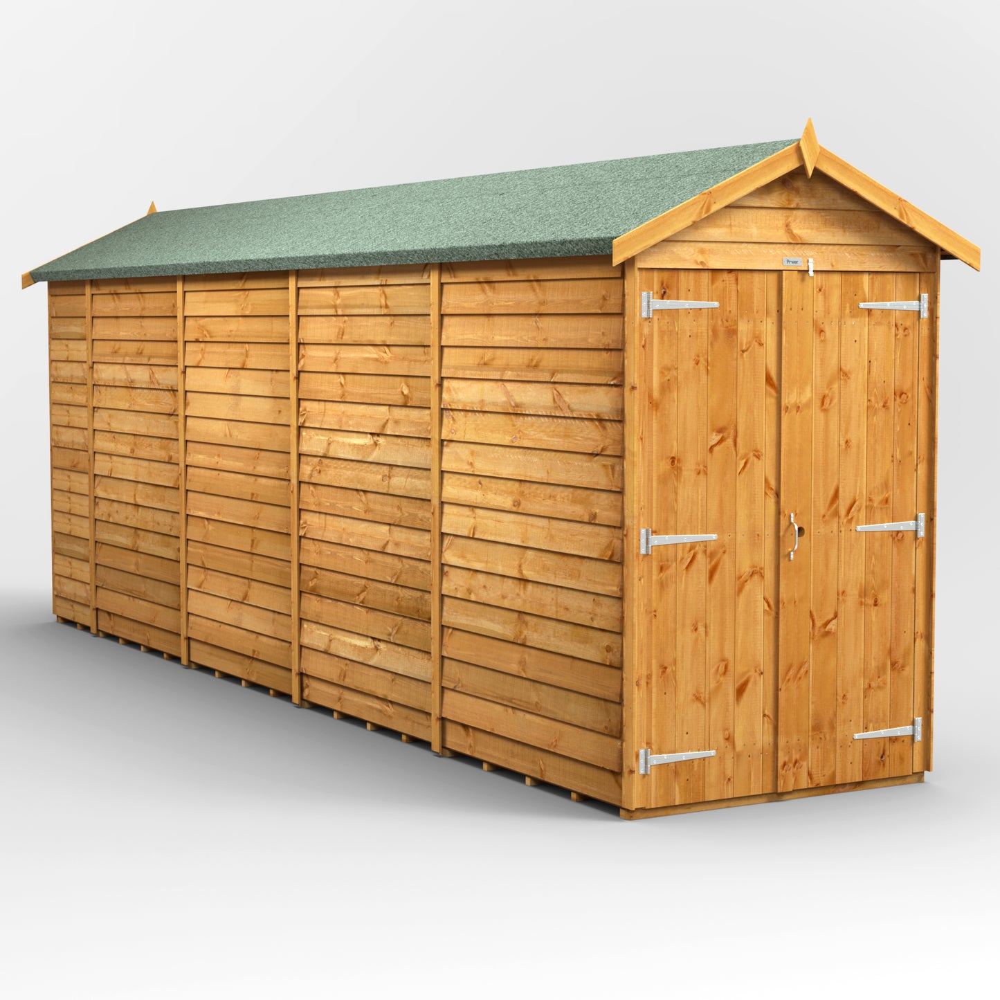 18x4 Power Overlap Apex Shed