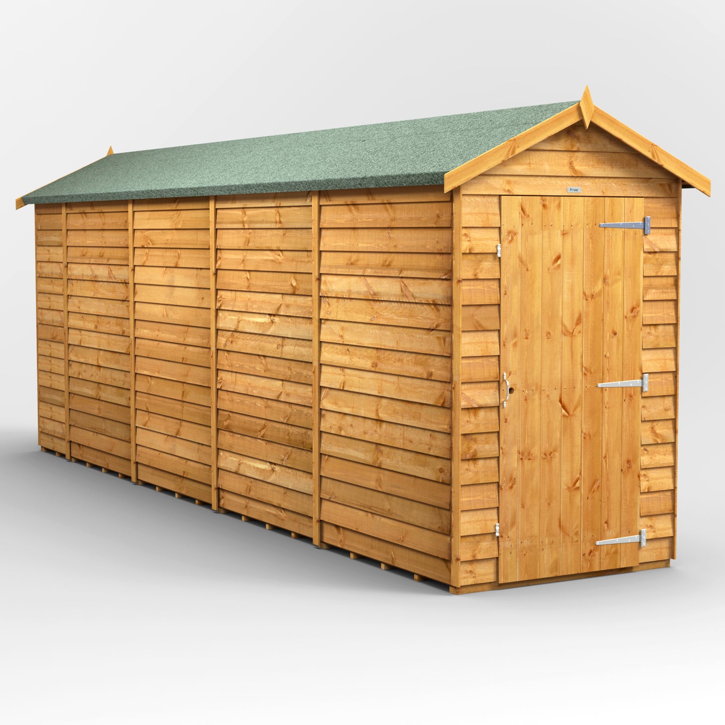 18x4 Power Overlap Apex Shed