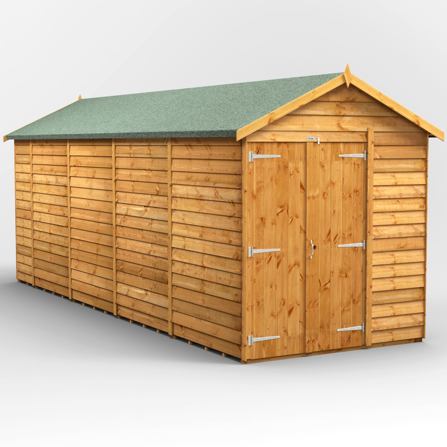 18x6 Power Overlap Apex Shed