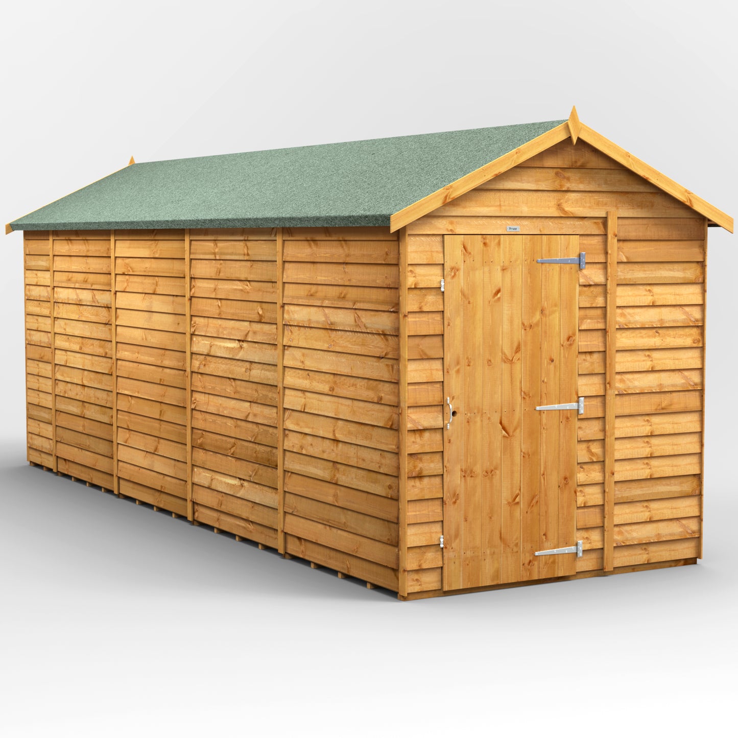 18x6 Power Overlap Apex Shed