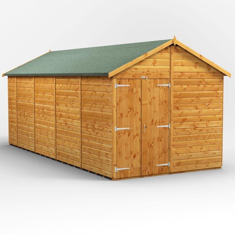 4x4 Power Tongue & Groove Apex Shed