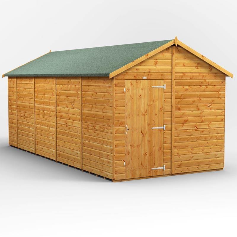 4x4 Power Tongue & Groove Apex Shed
