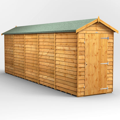 20x4 Power Overlap Apex Shed