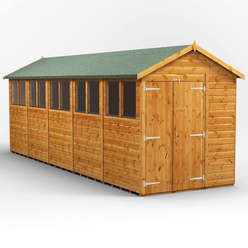 20x6 Power Tongue & Groove Apex Shed