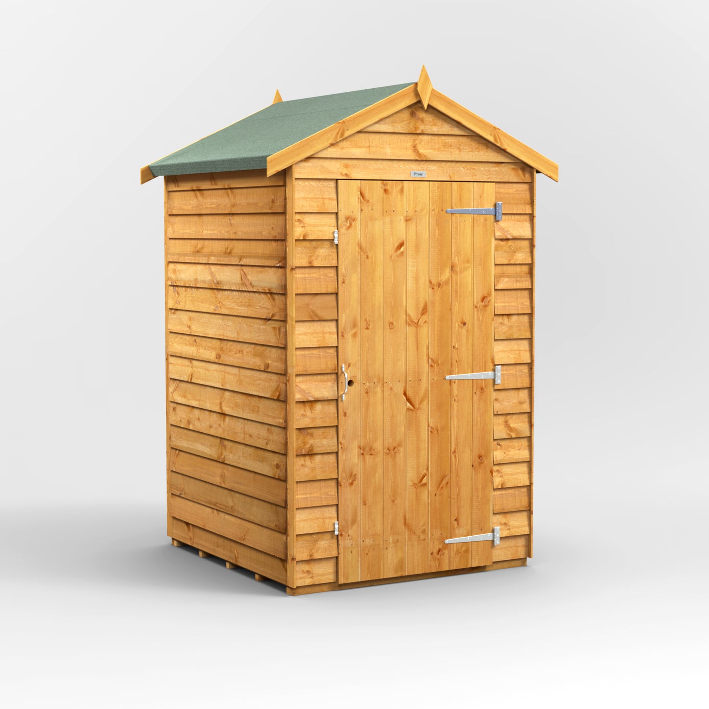 4x4 Power Overlap Apex Shed