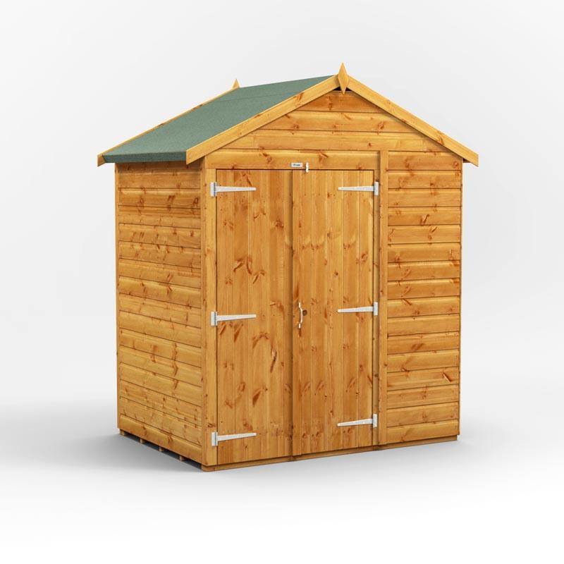 4x4 Power Tongue & Groove Apex Shed