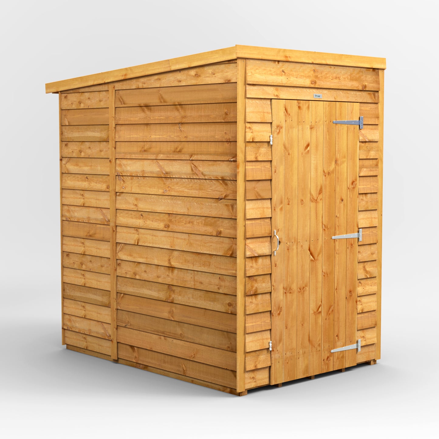 4x6 Power Overlap Pent Roof Shed
